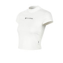 Converse Moda Remera Converse Logo Draft Mujer Crudo