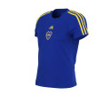 Adidas Futbol Remera De Boca Adidas 3 Tiras Mujer Azul