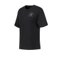 Puma Moda Remera Puma Class Relaxed Oversize Mujer Negra