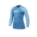 Flash Natacion Remera UV50 Manga Larga Sublimada Flash Summer Nio Celeste